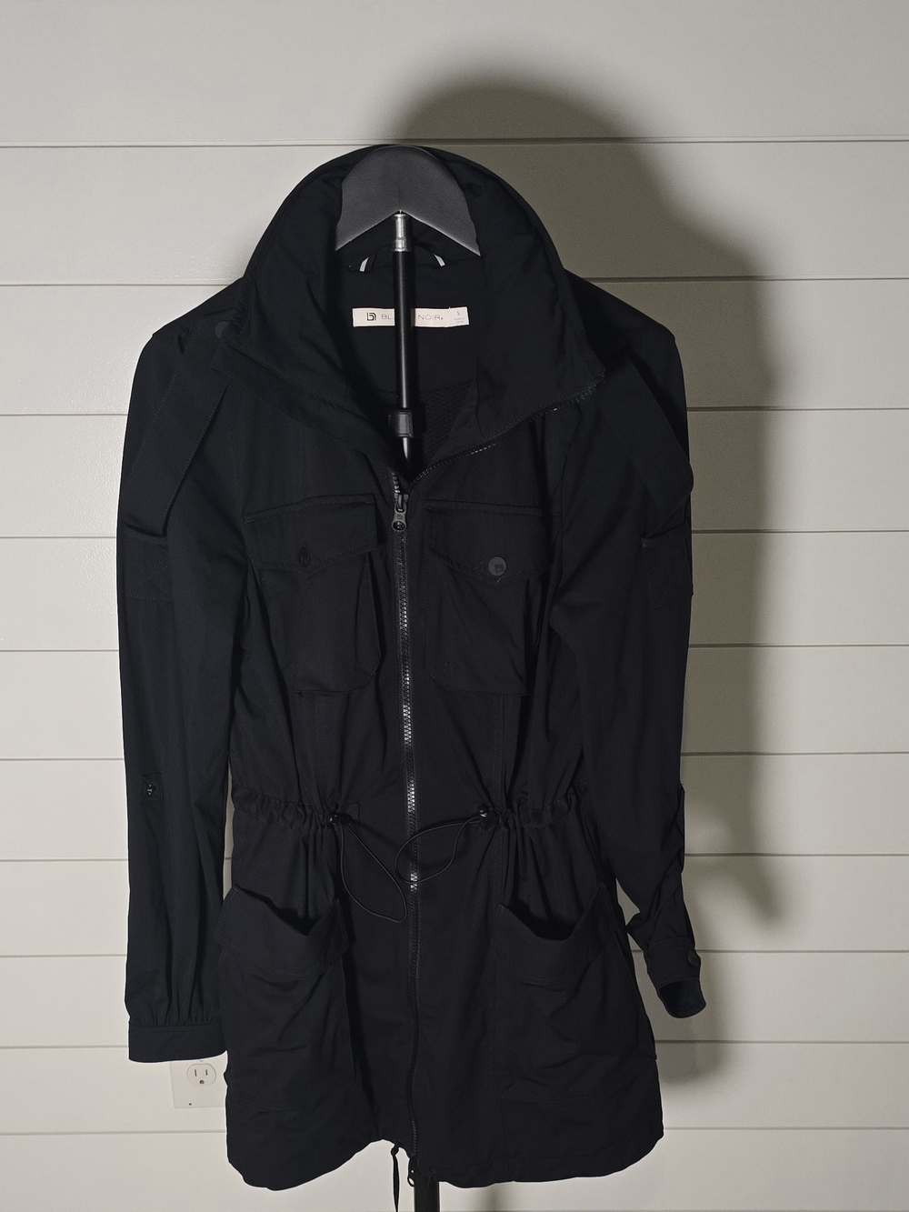 Blanc Noir Tempest Anorak  Hooded Utility Jacket Size S